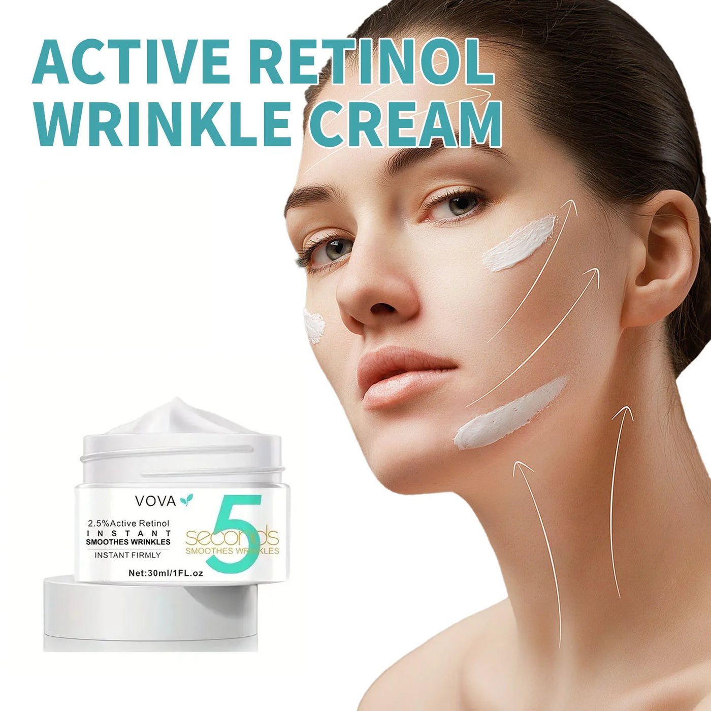 5 Seconds Face Cream Smoothes Face Firming Remove Puffy Eyes Anti Aging Firm Lifting Moisturizing Remove Fineline Skin Care
