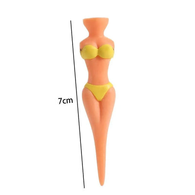 5 Pcs/Lot Women Ball Holder Lady Model Bikini Outdoor Golf Tees Golf Training Golf  Accessories Clubs Tee