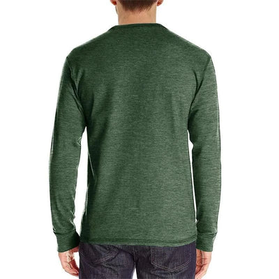 Men's Fashion Casual O Neck Long Sleeve Tops |T-Shirts| Gym | Soccer | Tees | Streetwear | Men & Teenager's Clothing