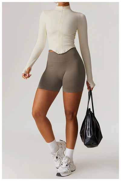 Seamless Athletic Wear Women's Clothes 2 Pieces Yoga Set Workout Sportswear Gym Clothing High Waist Leggings Fitness Sports Suit