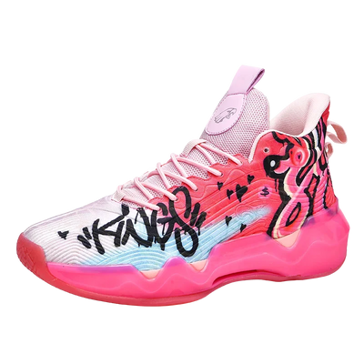 Basketball shoes men wear absorbing shock rebound sports actual combat college students training shoes new high-top combat boots