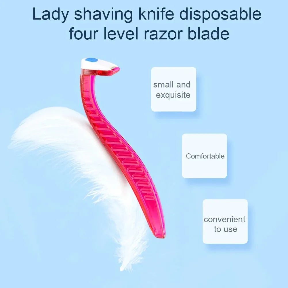Women's safety razor blade facial/leg/armpit/bikini beauty hair removal razor，cc005