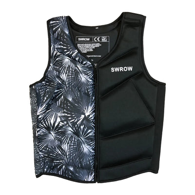 Wake Surfing Impact Vest CE Approved Neoprene Life Jacket Wakesurf Comp Vest surf But Great for All Other Watersports Activities