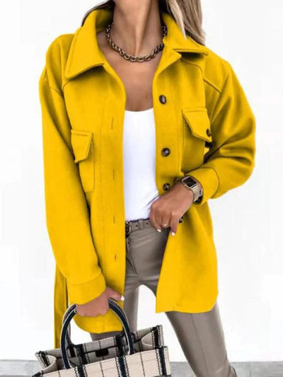 Women Fashion Jacket Thickened Windproof Thermal Coats Versatile Daily Wear