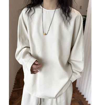 2025 Women Spring Two Pieces Suits Long Sleeve Cotton Blouses With Long Pants Wide Leg Two Pieces Sets Boho Suits Ladies Outfits