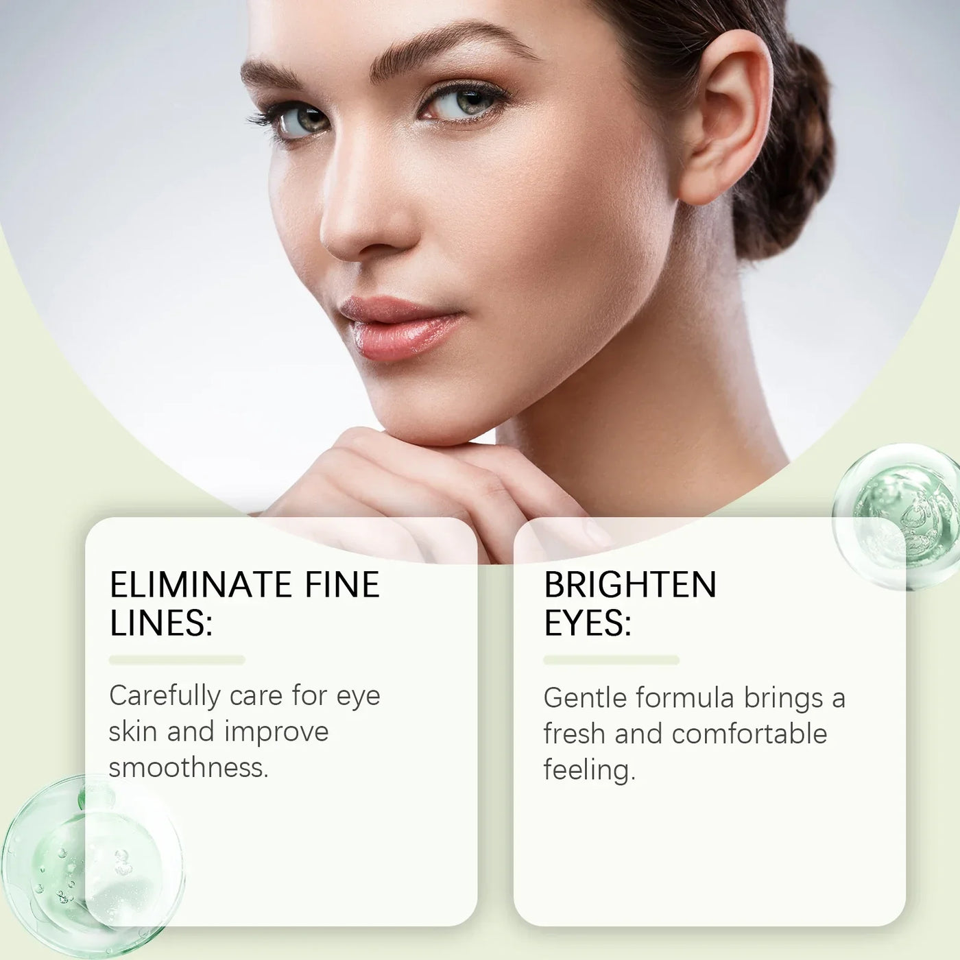 Collagen Eye Serum Lightening Dark Circles Remover Eye Bags Reduce Fine Lines Tightening Lifting Moisturizing Under Eye Roller