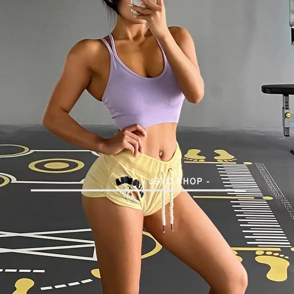 Women Breathable Sports Bra Shockproof Fitness Tops Gym Crop Top Brassiere Push Up Sport Bras Gym Workout Top Seamless Yoga Bra