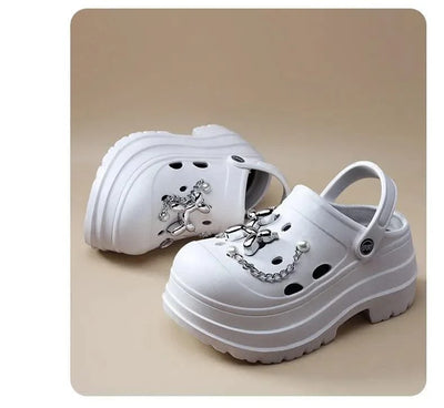 Clogs Clogs Women's Slippers Summer Home Sandals Non Slip Garden Shoes Fashion  Flat Shoes Orginal Outdoor Couples EVA Design