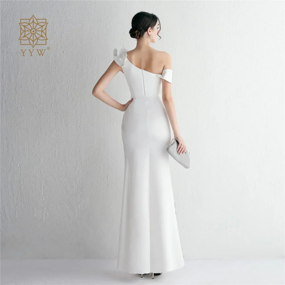 Long Wedding Godmother Dress Evening Woman Party Stain Dresses Burgundy Sexy Mermaid Maxi Ball Gown Luxury Dress Birthday Gown