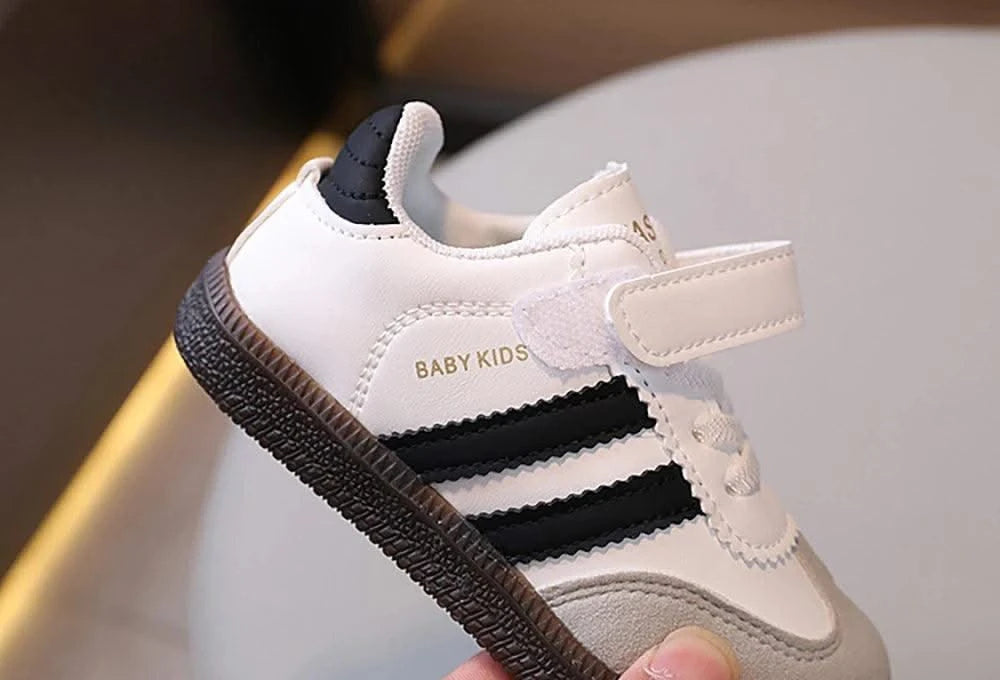 Spring Sport Shoes For Children PU Leather Ergonomics Kids Sneakers Soft-soled Children's Sneakers Boy's Girl's Tennis Shoes