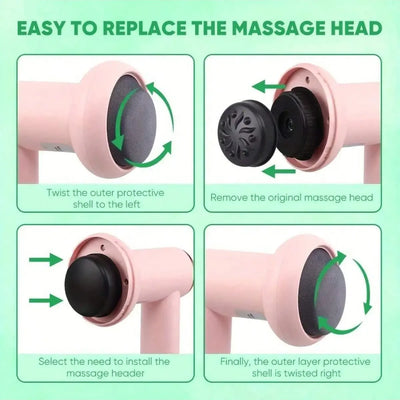 Electric Body Massager, Sports/Gym&Home Multifunctional Portable Abdominal, Leg, Waist Massager, Handheld Body Beauty Equipment
