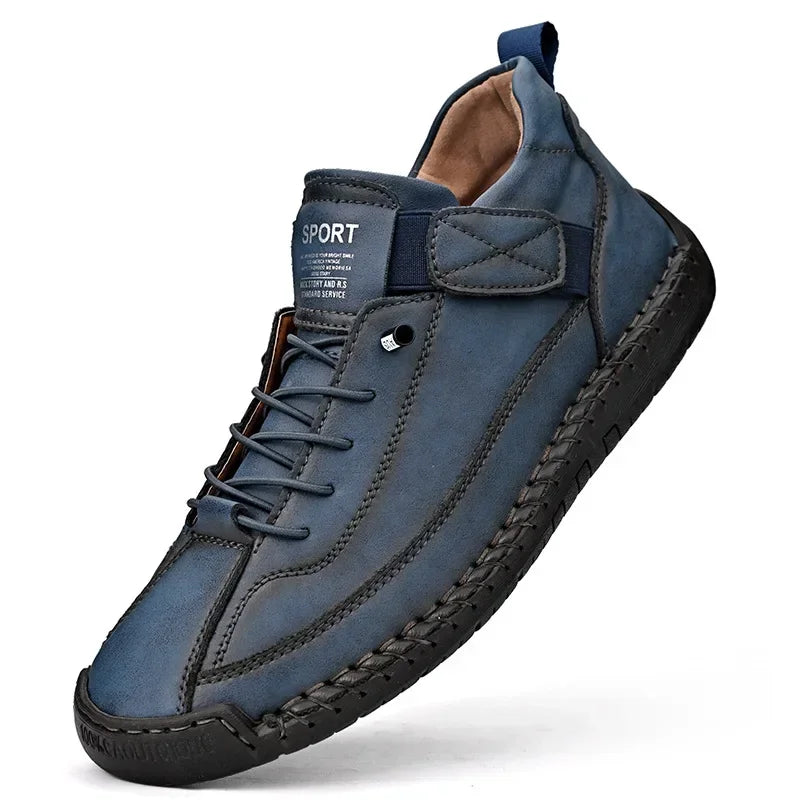 Men's Loafers Are Comfortable Easy To Wear High-quality Design Fashionable Lace Up Shoes Outdoor Walking Casual Fashion Shoes