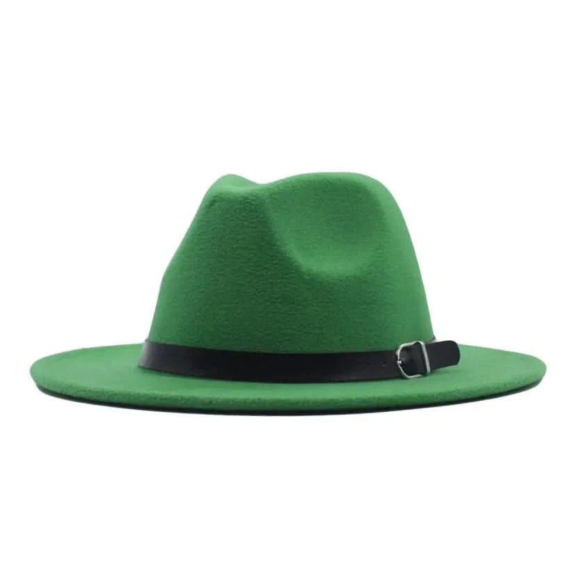 Women's fedora hat 7cm Jazz hat Fashion bow hat Peach heart hat Big brim Jazz fedora hat Men's Peaked cap sombrero hombre