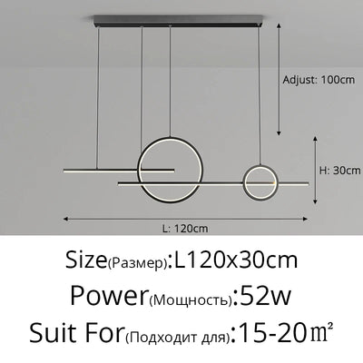 dining room LED Pendant Lights Minimalist Modern Lamp home decor Room lustre Bar Counter Dining Table Lights Lighting Fixtures