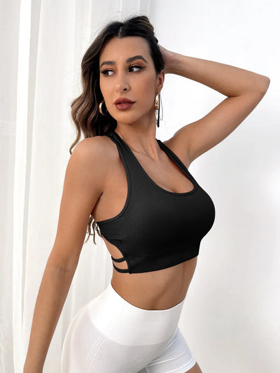 Breathable Sports Bra Fitness Top Seamless Yoga Bra Shockproof Crop Top Women Push up Sport Bra Gym Workout Top