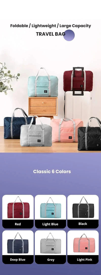 Foldable Travel Duffel Bag for Airlines or Women