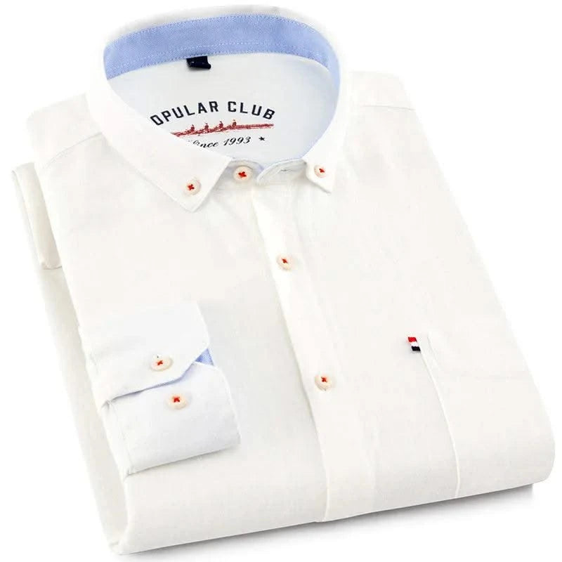 Mens Classic Cotton Linen Long Sleeve Shirts Japanese Style Comfortable Breathable Casual Fashion Slim Button Down Washed Shirts
