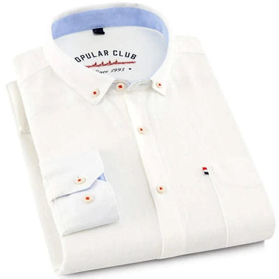 Mens Classic Cotton Linen Long Sleeve Shirts Japanese Style Comfortable Breathable Casual Fashion Slim Button Down Washed Shirts