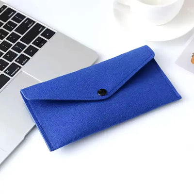 Felt Envelope Mobile Phone Bag Storage Pouch Wallet Credit Card Holder Business Change Purse Bag Thin Wallet Card Holde