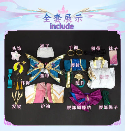 Irelia H Lux LOL Spirit Blossom Lux Cosplay Costume for women game halloween party dress role cosplays