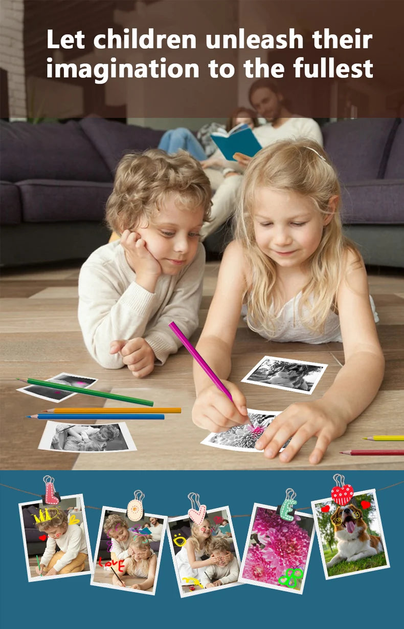 Digital Children Camera For Photography Instant Print Photo Kids Camera Mini Thermal Printer Video Educational Toys Gift