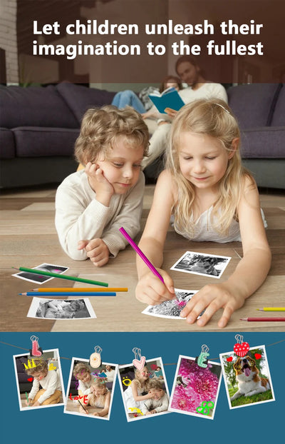 Digital Children Camera For Photography Instant Print Photo Kids Camera Mini Thermal Printer Video Educational Toys Gift