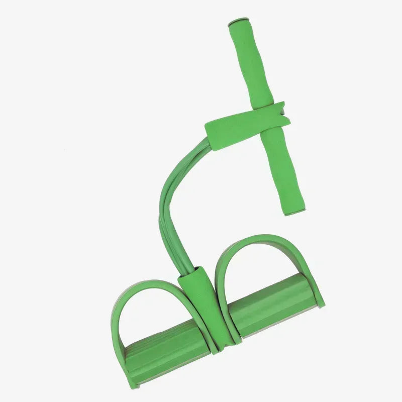 Resistance Bands Elastic Fitness Bands For Sports Exercises At Home Multifunctional  Portable 4 Tube Elastic Pedal Puller