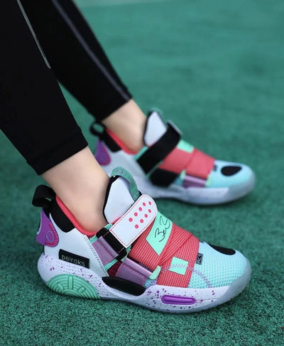 2025 New Children's Basketball Shoes For Boys Girls Non-slip Kids Sport Shoes Lightweight Outdoor Sneakers Trainers Footwear - Elanique
