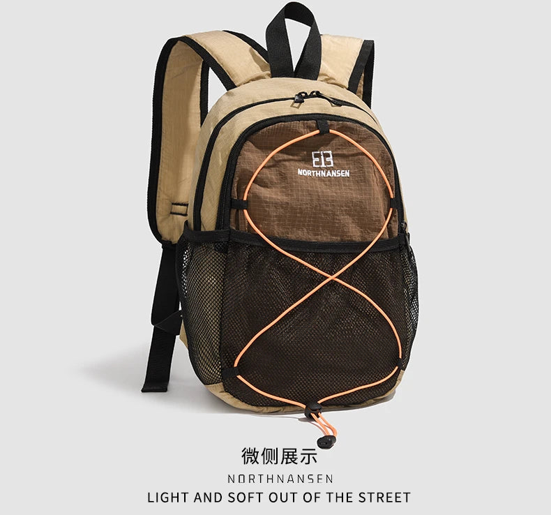 Outdoor leisure and sports backpacks. They are lightweight backpacks suitable for travel, cycling, hiking, and mountaineering, w