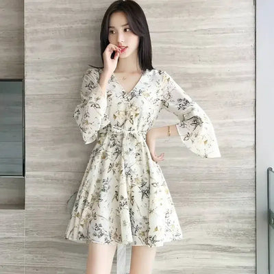 Woman Dress Ruffle Dresses for Women Beach C Flower Soft Floral X High Quality Luxury Sensual Sexy Fashion Summer 2024 Elegant G