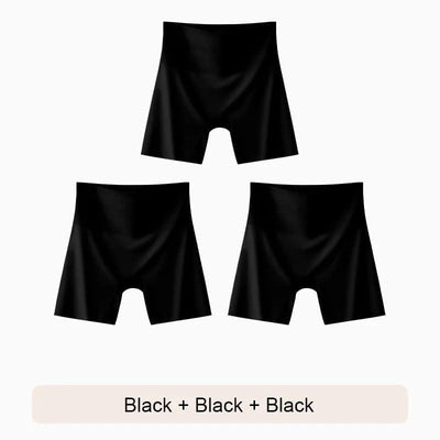 Female Boxer Shorts Plus Size Shorts Ice Silk Underwear for Women Women Seamless Panties Safety Short Pants Woman Girdle Brief