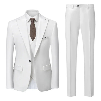 Italian Business Gentleman Slim Suit, Groom Wedding Blazers, Men's Blazers, Italian Costume, Sizes M to 5XL
