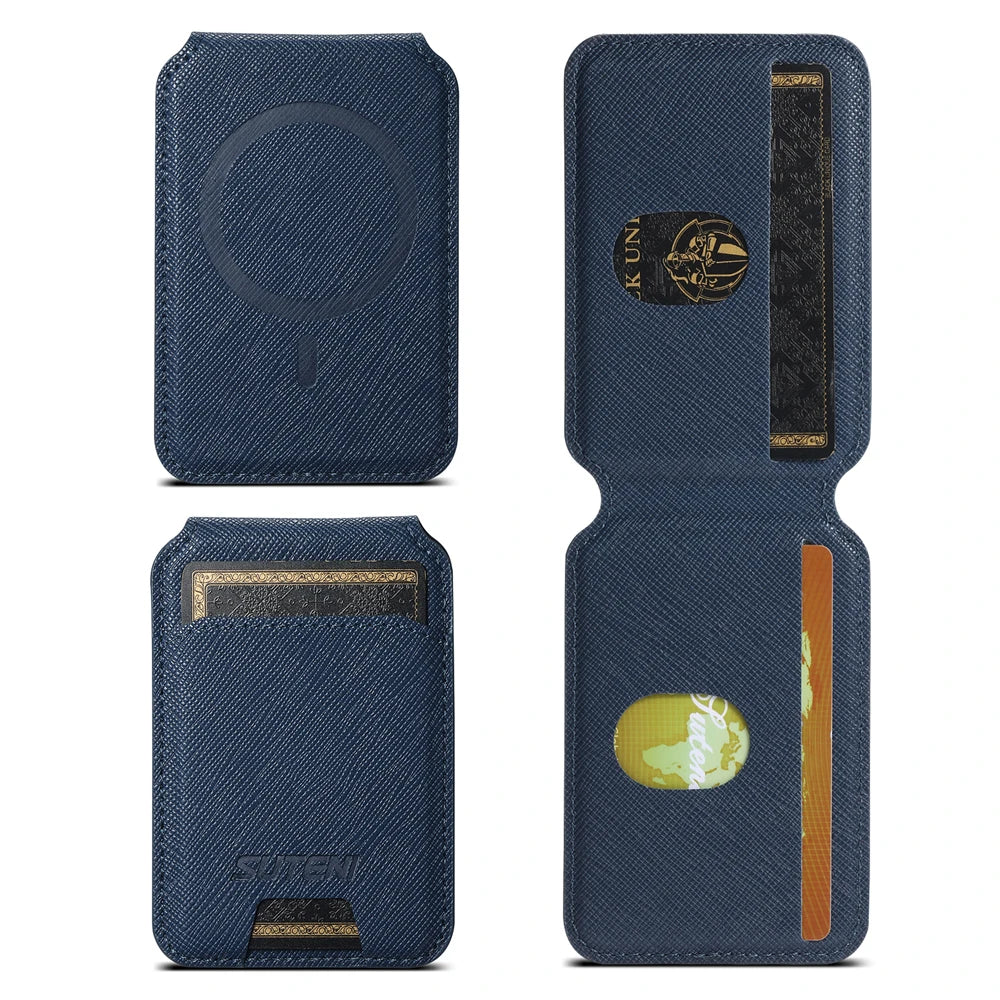Wallet Phone Case For iPhone 17 17Air 12 13 14 15 Plus 16 Pro Max Card Holder Leather Magnetic Pocket For Magsafe Wallet Cover