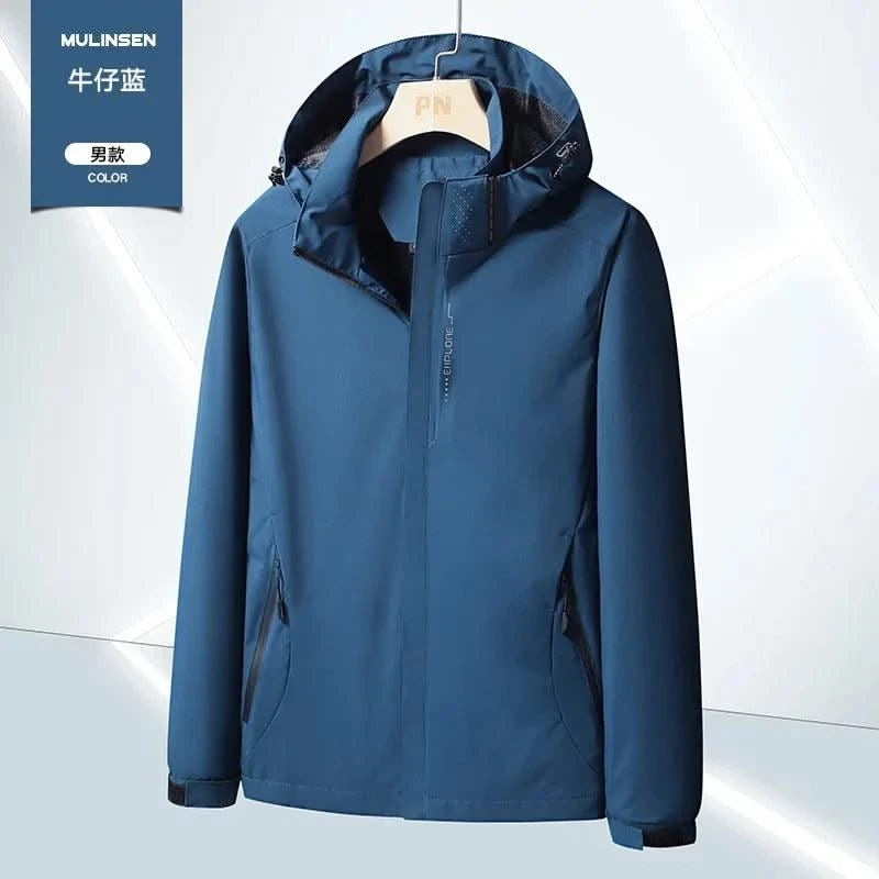Waterproof Windbreaker Jackets For Women Men Camping Climbing Outdoor Hiking Coats Spring Autumn Unisex Outerwear