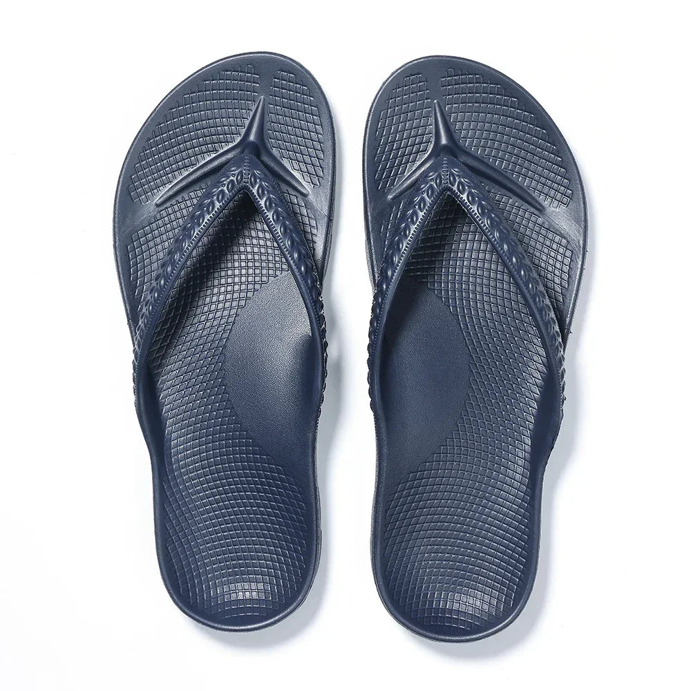 SmilePoP New Orthotic Sandals Flip Flops for Women with Arch Support Yoga Mat Summer Outdoor Beach Sandals Vacation Essentials