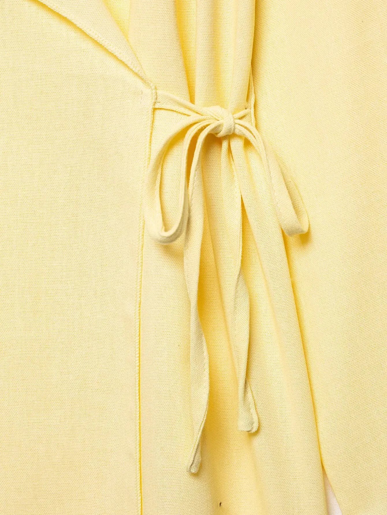 2025 Woman Fashion Linen Kimono Cross Coat Fashionable Women's Linen Blouse Shirt Women Brand Clothing