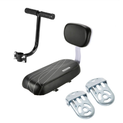 Cycle Accessories Parts Bicicleta Bicycle Rear Seat Saddle Bicycle Child Seat With Back Rest With Handle Armrest Footrest Pedals