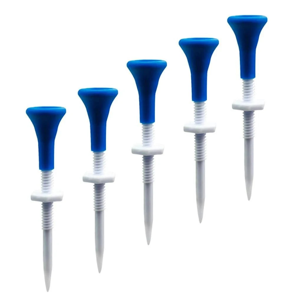 5/10/15PCS Golf Tee Holder Adjustable Height Mini Golf Ball Tee Holder Portable Reusable Training Aids Outdoor Sports Accessorie