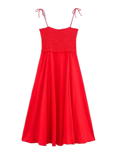 Women's Dresses Summer Solid Color Dresses Backless Sexy Halter Dresses 2025 New Fashion Elegant Women's Party Dresses