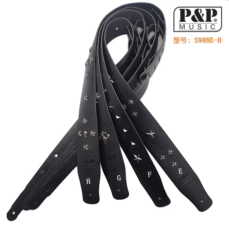 Guitar Straps, Leather, Electric Guitarstraps, Shoulder Strap, Bass Strap Guitar Straps