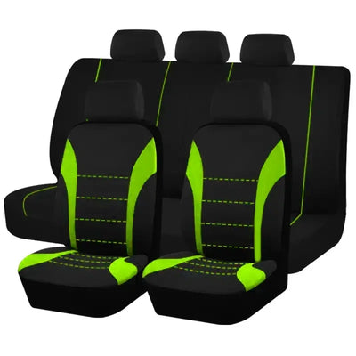 Seat Covers 9pcs Set Car Cushion Auto Accessories Seat Protect Five-Seat Universal Black Gray Blue Red