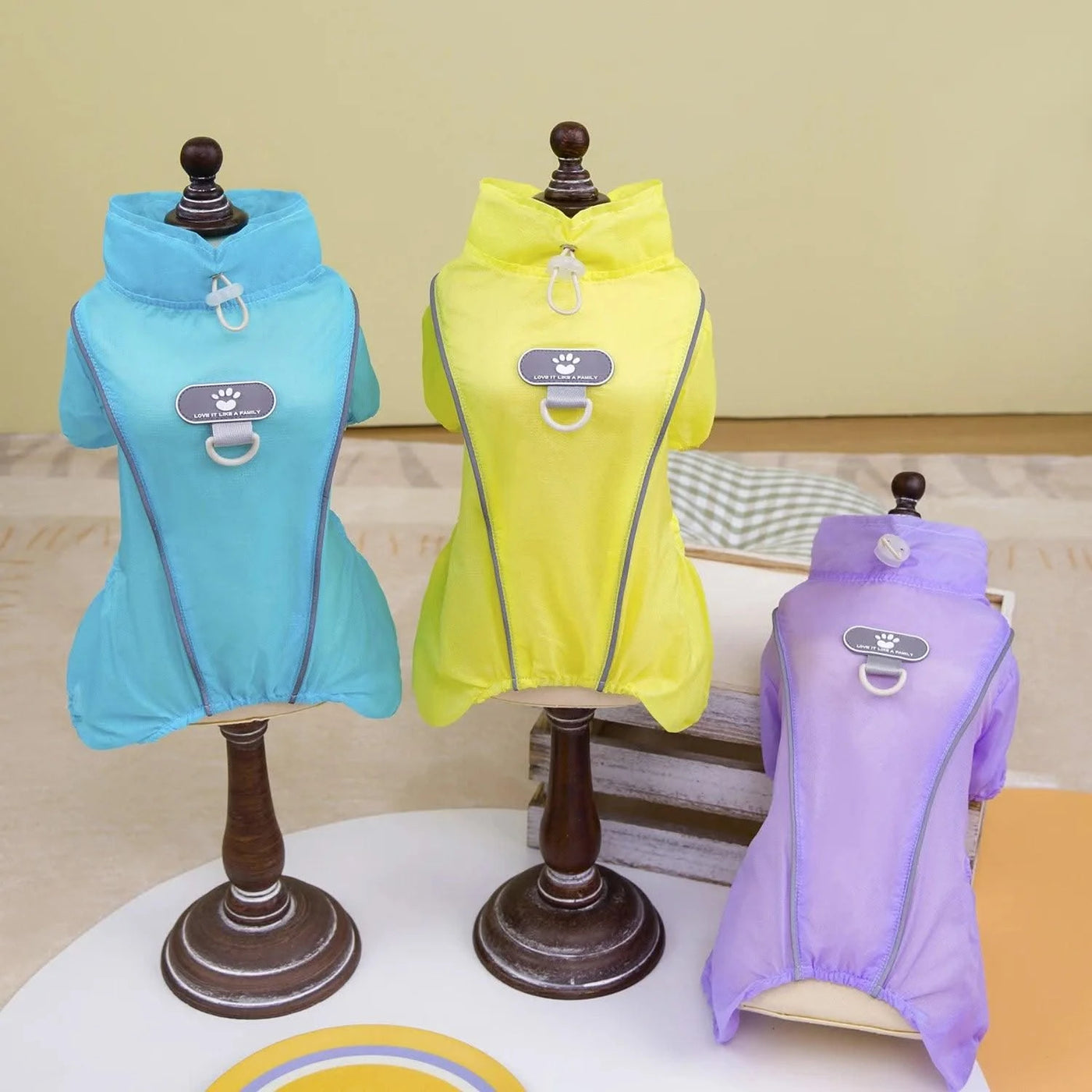 Summer Pet Clothes 4-Leg Pants Thin & Breathable-Cat Dog Sun Protection Outfit for Teddy Schnauzer Bichon Puppy UV Defense Wear
