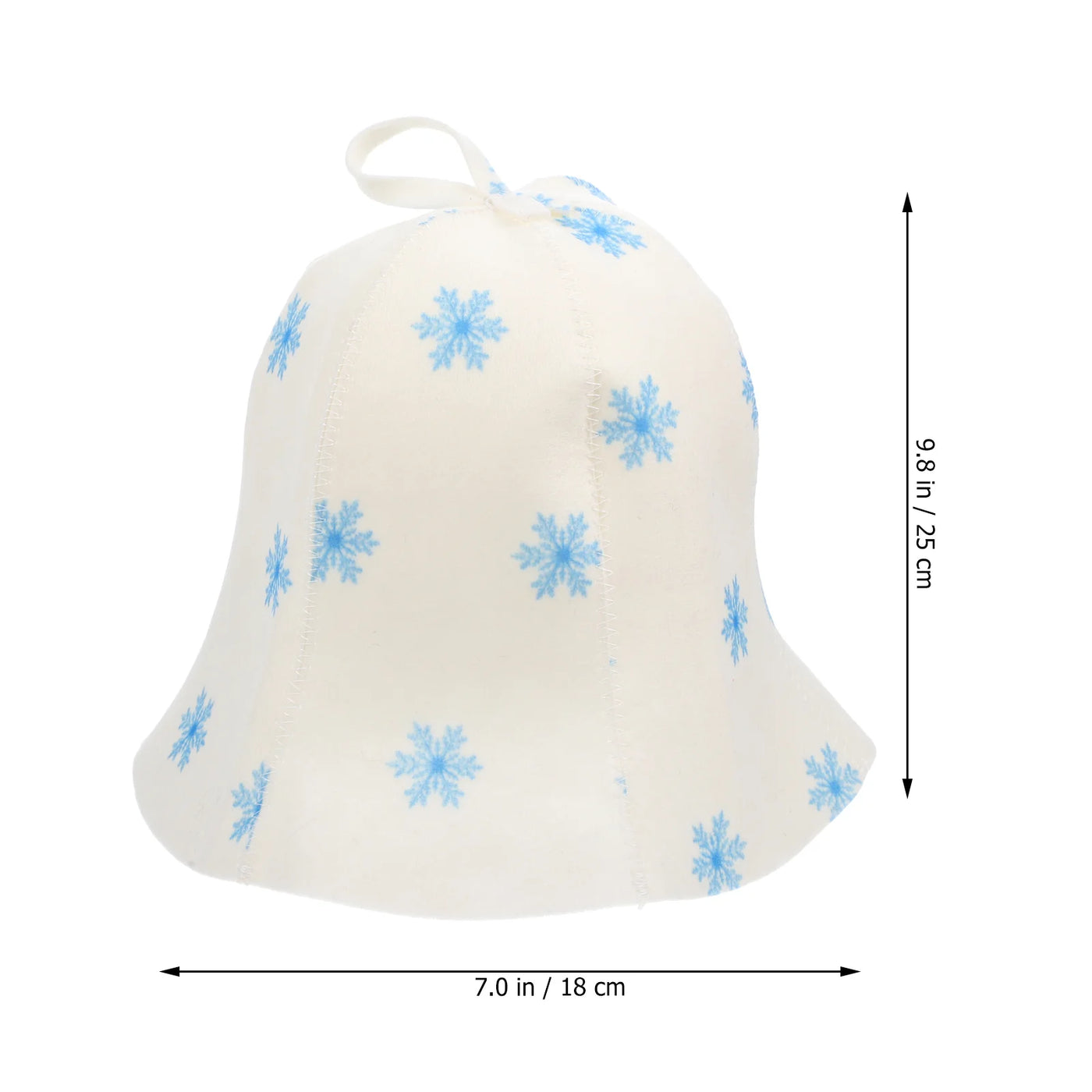 Sauna Hat Felt Bath Cap Reusable Shower Hat Breathable Bathroom Caps Sauna Room Household Bathing Hair Cover Gray White Six
