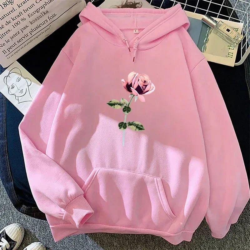 Women's Sweatshirts Hot Sales Autumn Winter Pullovers Hoodies Versatile Woman Style Fashion Casual Sports Print Daily Simplicity