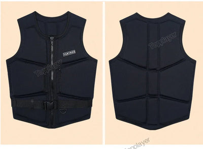 Life Jacket Wake Surfing Impact Vest Neoprene Life Jacket Wakesurf Comp Vest But Great for All Watersport Activities Life Jacket