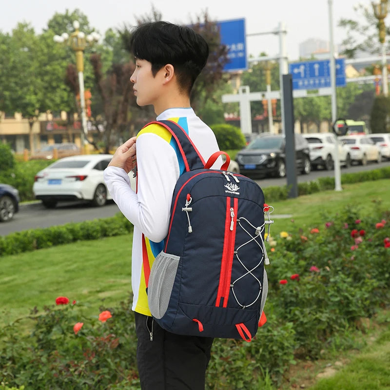 Men's Mountain Riding Backpack Ultra-light Multi-functional Leisure Foldable Backpack Large Capacity Travel Bag