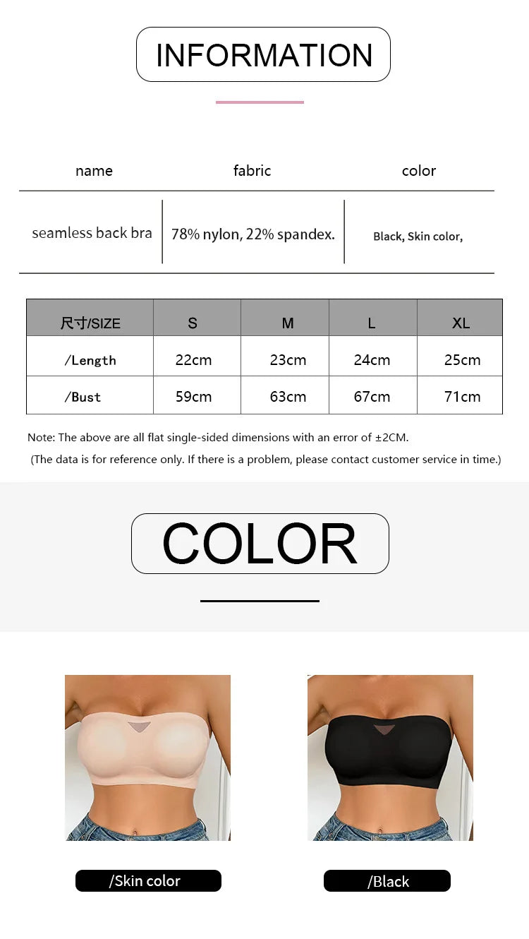 Women Sexy Bra Breathable Seamless Bralette - See-Through Detachable Straps, Push-Up, Comfortable, Non-Slip, Lightweight
