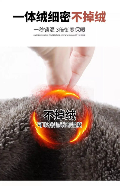 Winter Wide Leg Pants Women Autumn Plush Pants Women Extra Thick Lamb Fleece Warm Straight Korean Pants Joggers Women