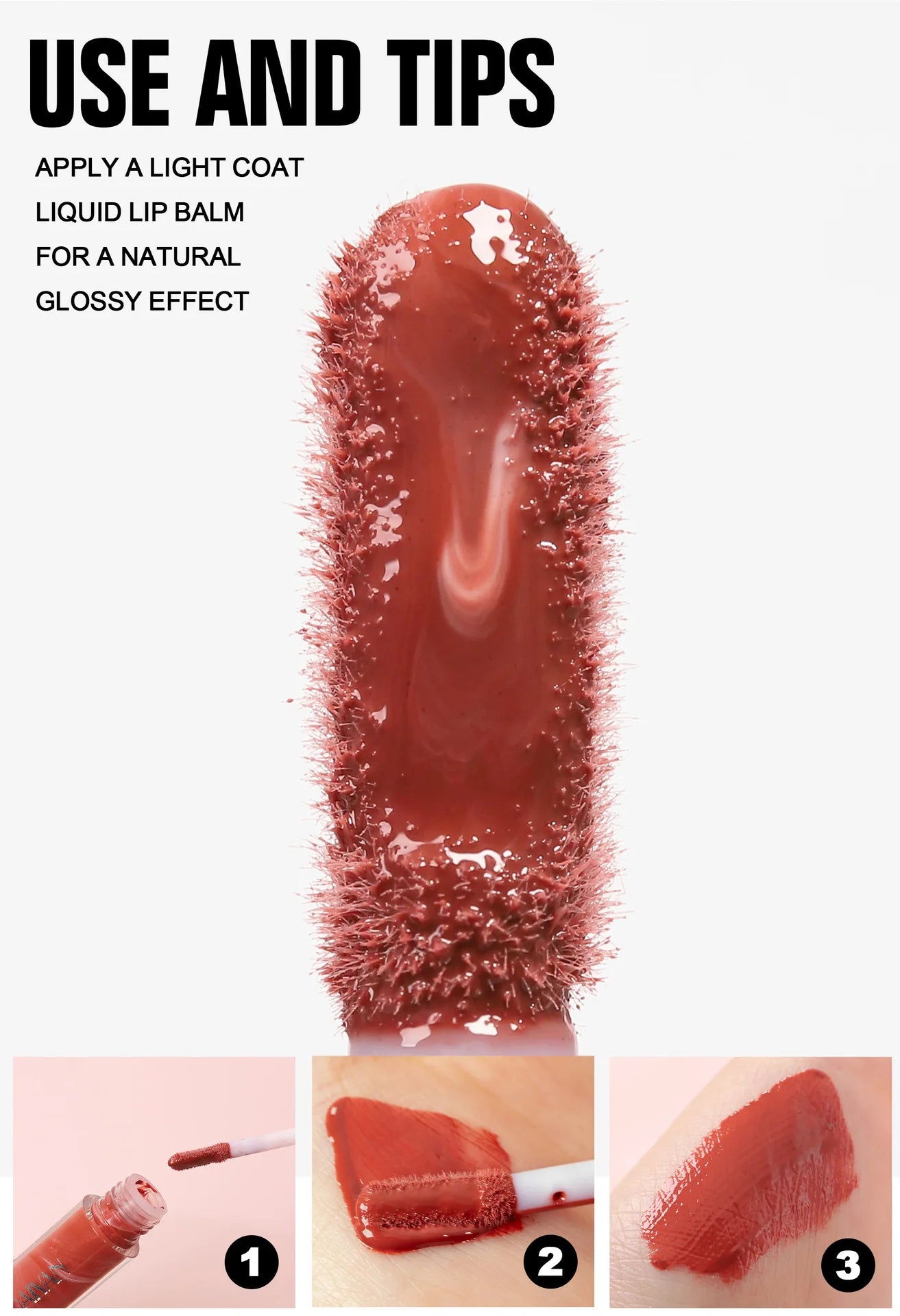 Long Lasting Lip Gloss Vitamin E Infused Plumping Glaze Hydrating Nude Color Liquid Balm Glossy Makeup Shine