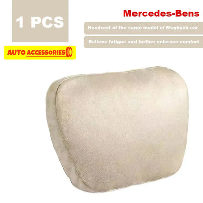 Car Headrest Neck Support Seat / Maybach Design S Class Soft Universal Adjustable Car Pillow Neck Rest Cushion High Quality